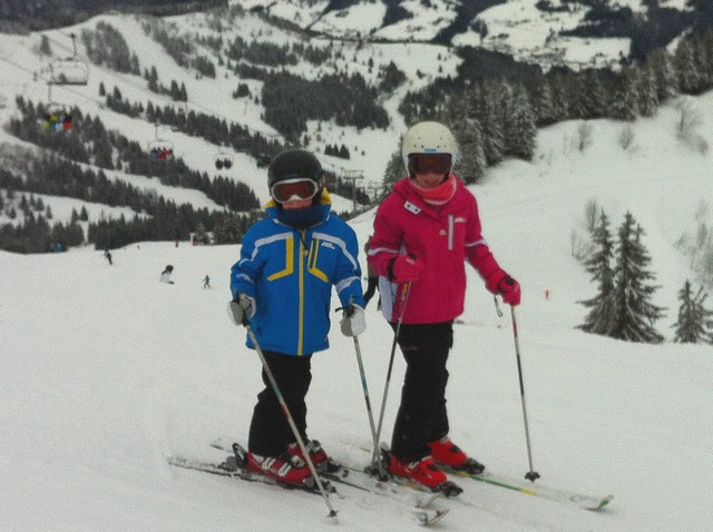 Great to ski with you again, Ella and Arlo!