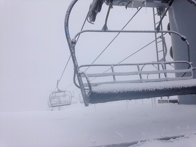 November snow in Les Gets